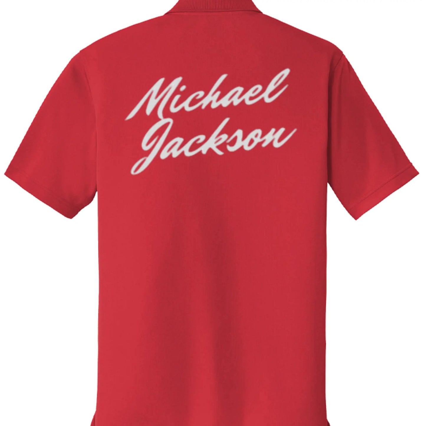 Michael Jackson Printed Mesh Polo K110 Shirt by Inland Leather Co