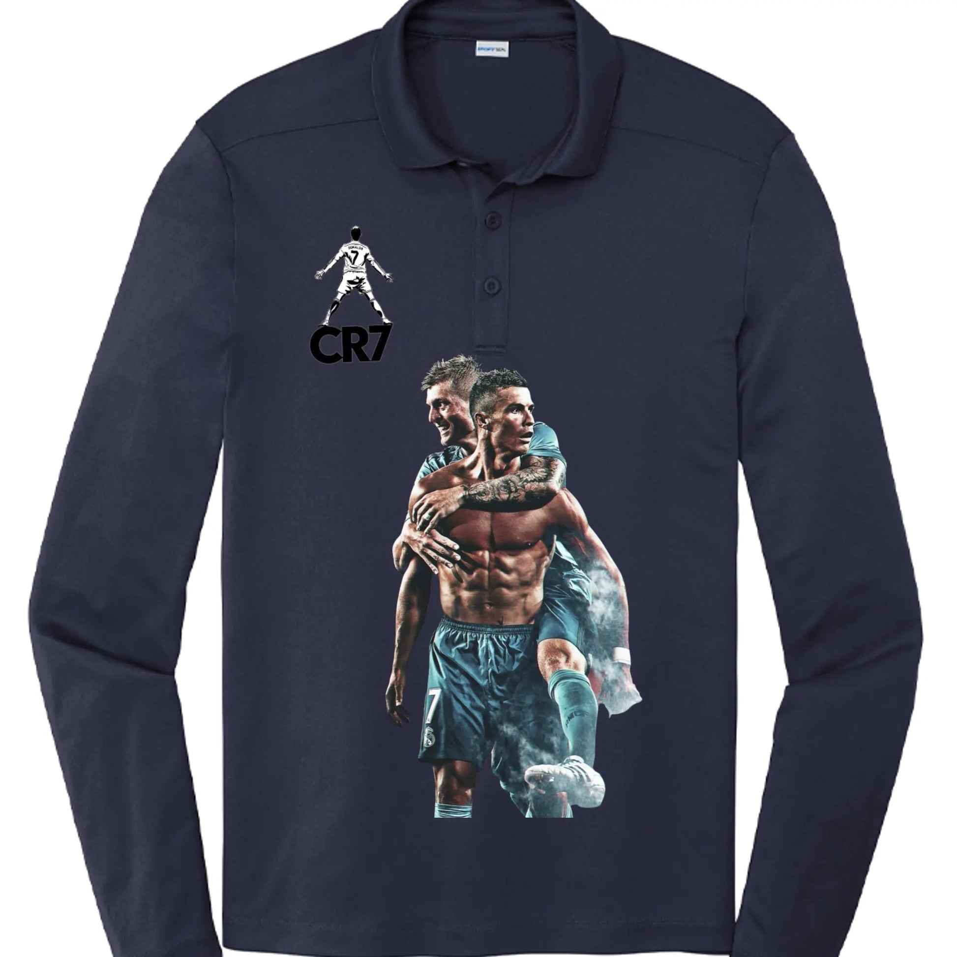 ST520LS Christiano Ronaldo Pro Long Sleeve Polo Shirt by Inland Leather Co
