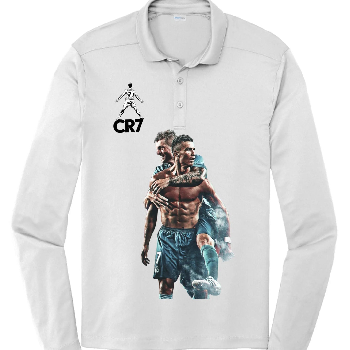 ST520LS Christiano Ronaldo Pro Long Sleeve Polo Shirt by Inland Leather Co