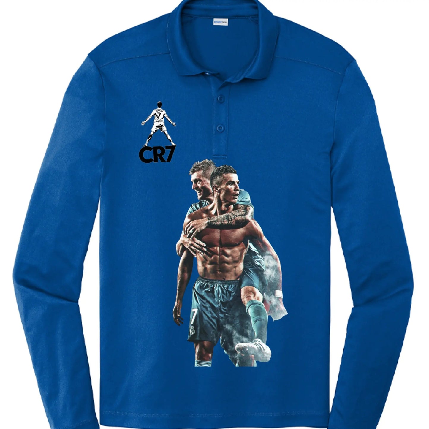 ST520LS Christiano Ronaldo Pro Long Sleeve Polo Shirt by Inland Leather Co