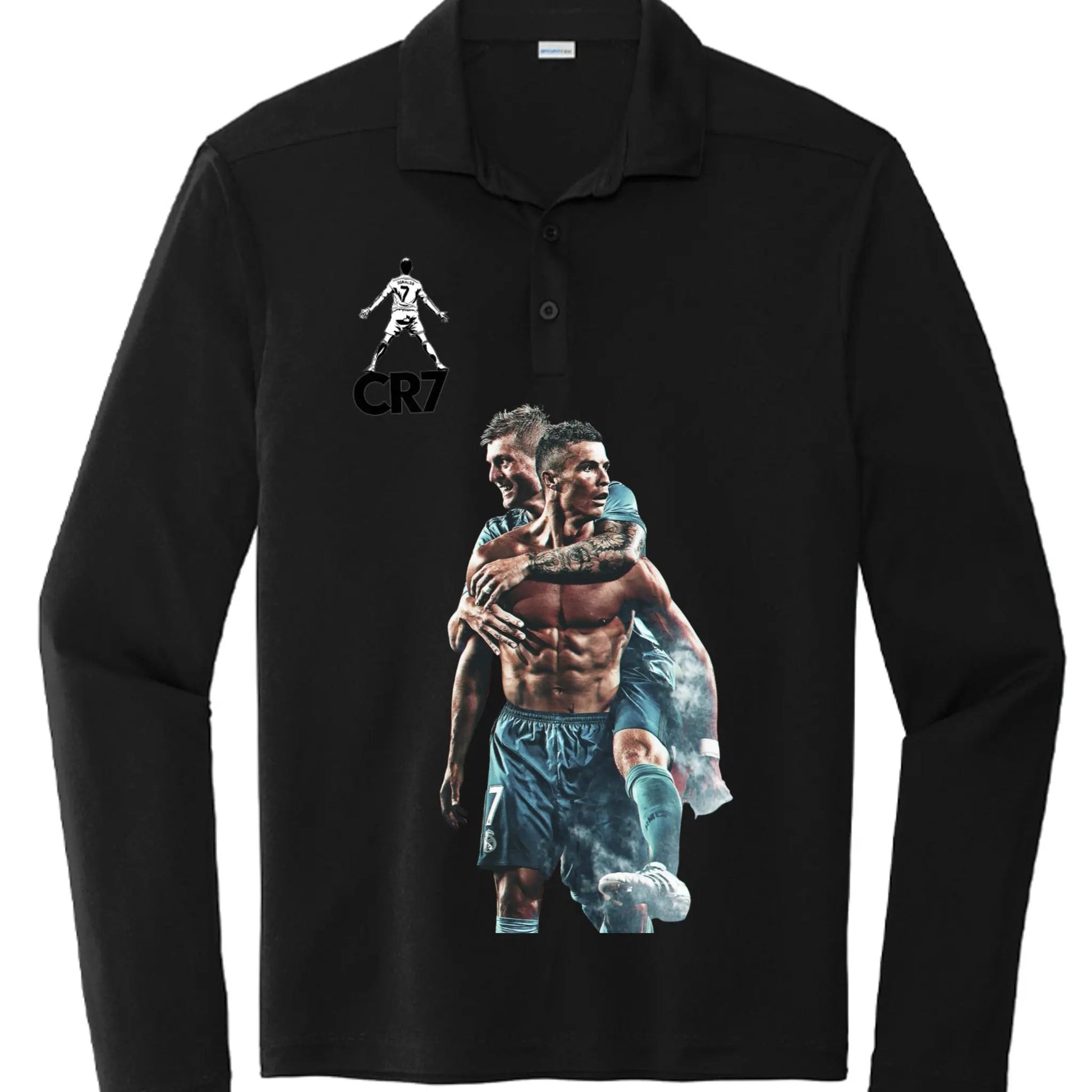 ST520LS Christiano Ronaldo Pro Long Sleeve Polo Shirt by Inland Leather Co