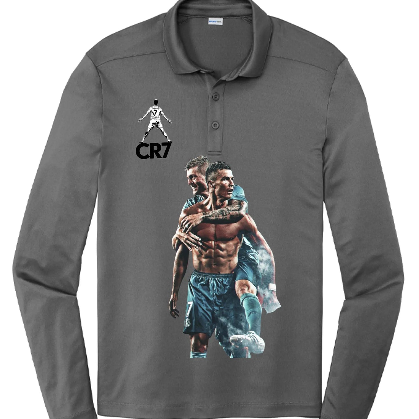 ST520LS Christiano Ronaldo Pro Long Sleeve Polo Shirt by Inland Leather Co