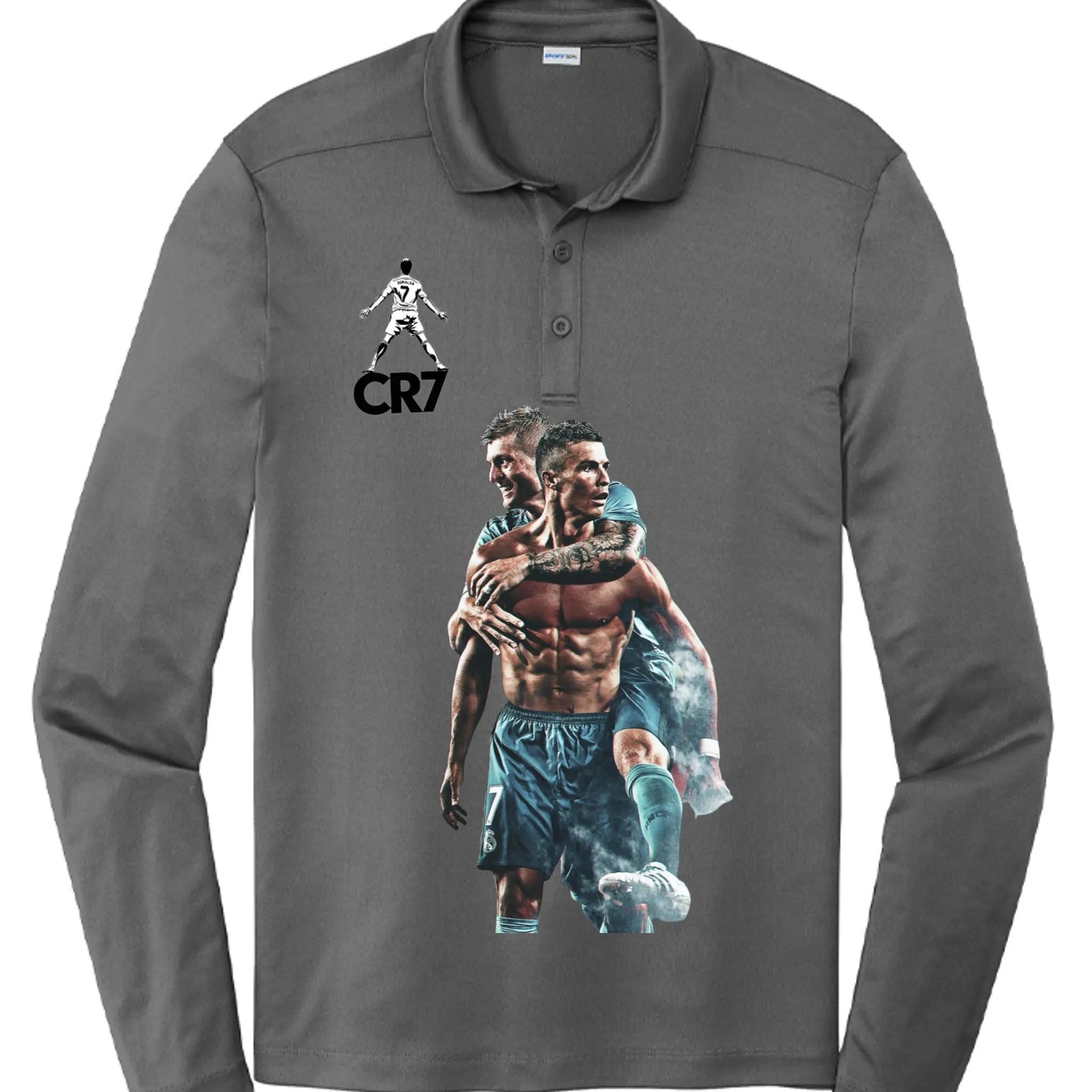 ST520LS Christiano Ronaldo Pro Long Sleeve Polo Shirt by Inland Leather Co