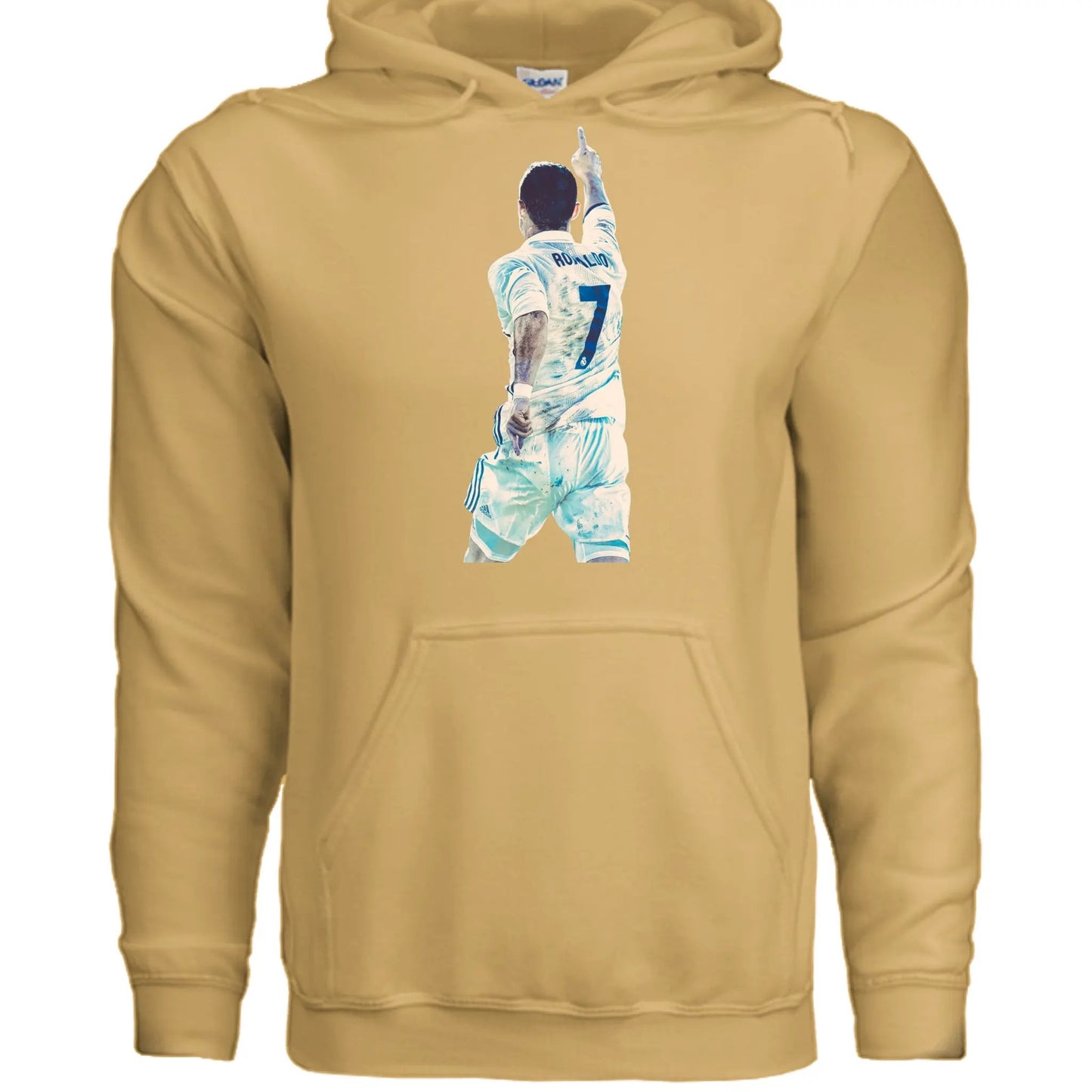 Gildan SF500 Pullover Hooded SweatshirtChristiano Ronaldo 9 by Inland Leather Co
