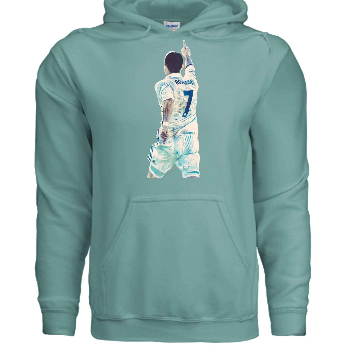 Gildan SF500 Pullover Hooded SweatshirtChristiano Ronaldo 9 by Inland Leather Co