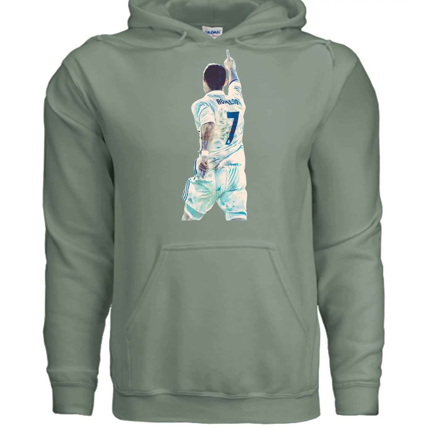 Gildan SF500 Pullover Hooded SweatshirtChristiano Ronaldo 9 by Inland Leather Co