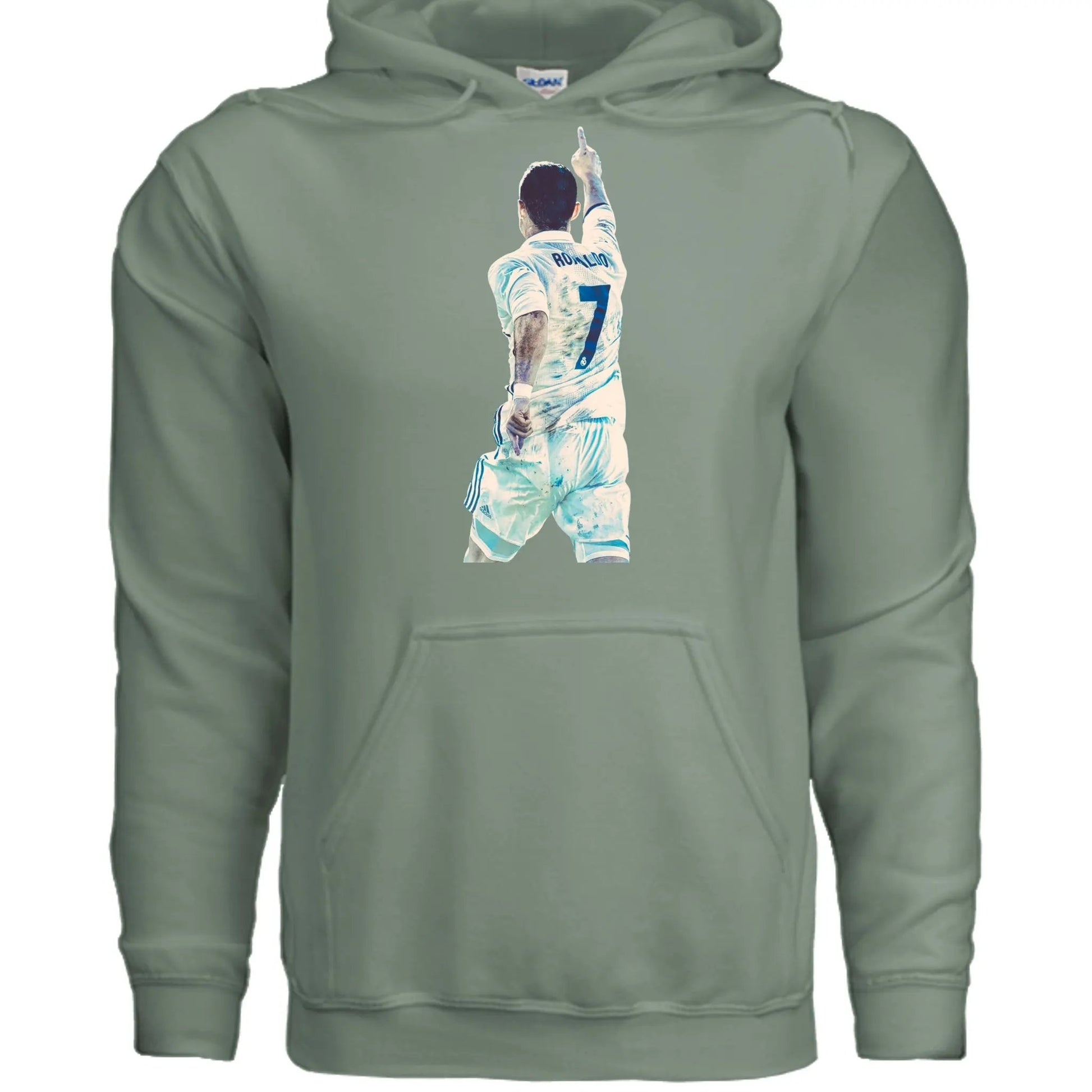 Gildan SF500 Pullover Hooded SweatshirtChristiano Ronaldo 9 by Inland Leather Co