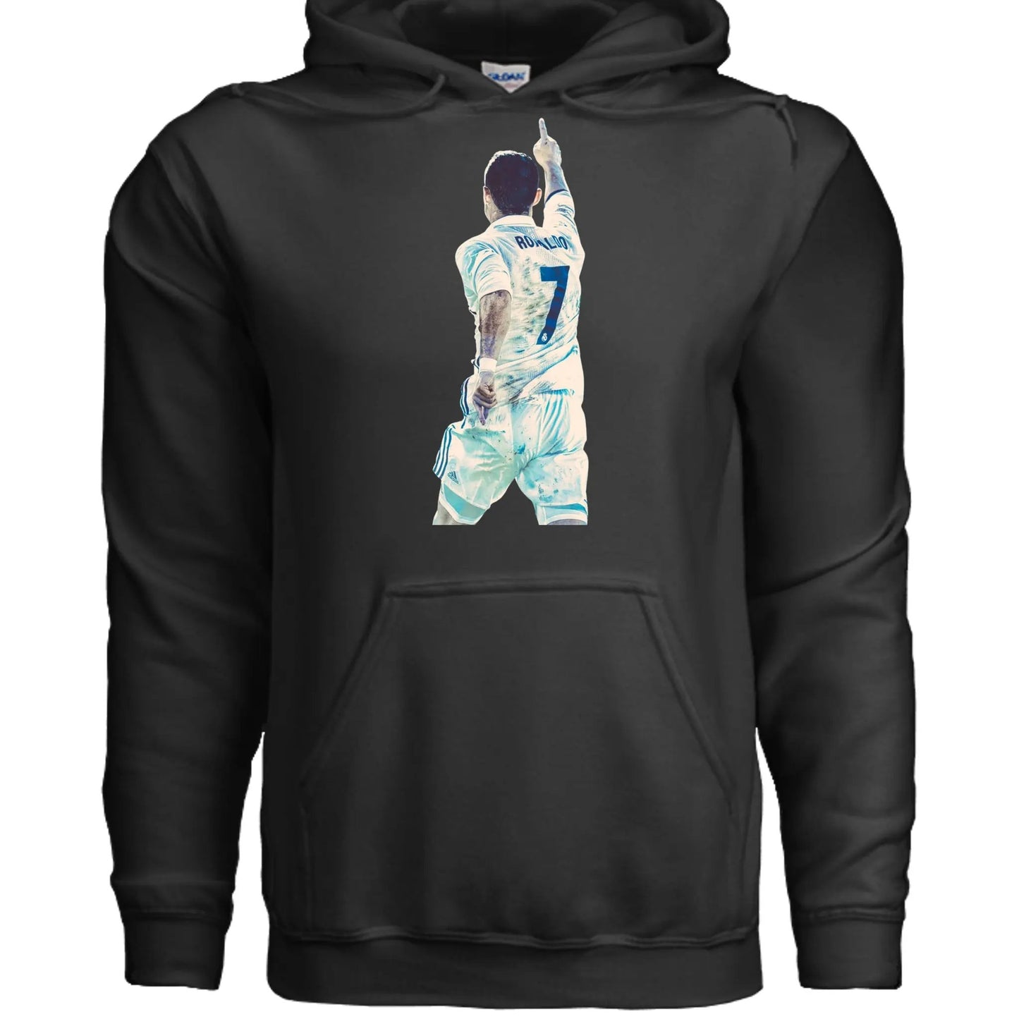 Gildan SF500 Pullover Hooded SweatshirtChristiano Ronaldo 9 by Inland Leather Co