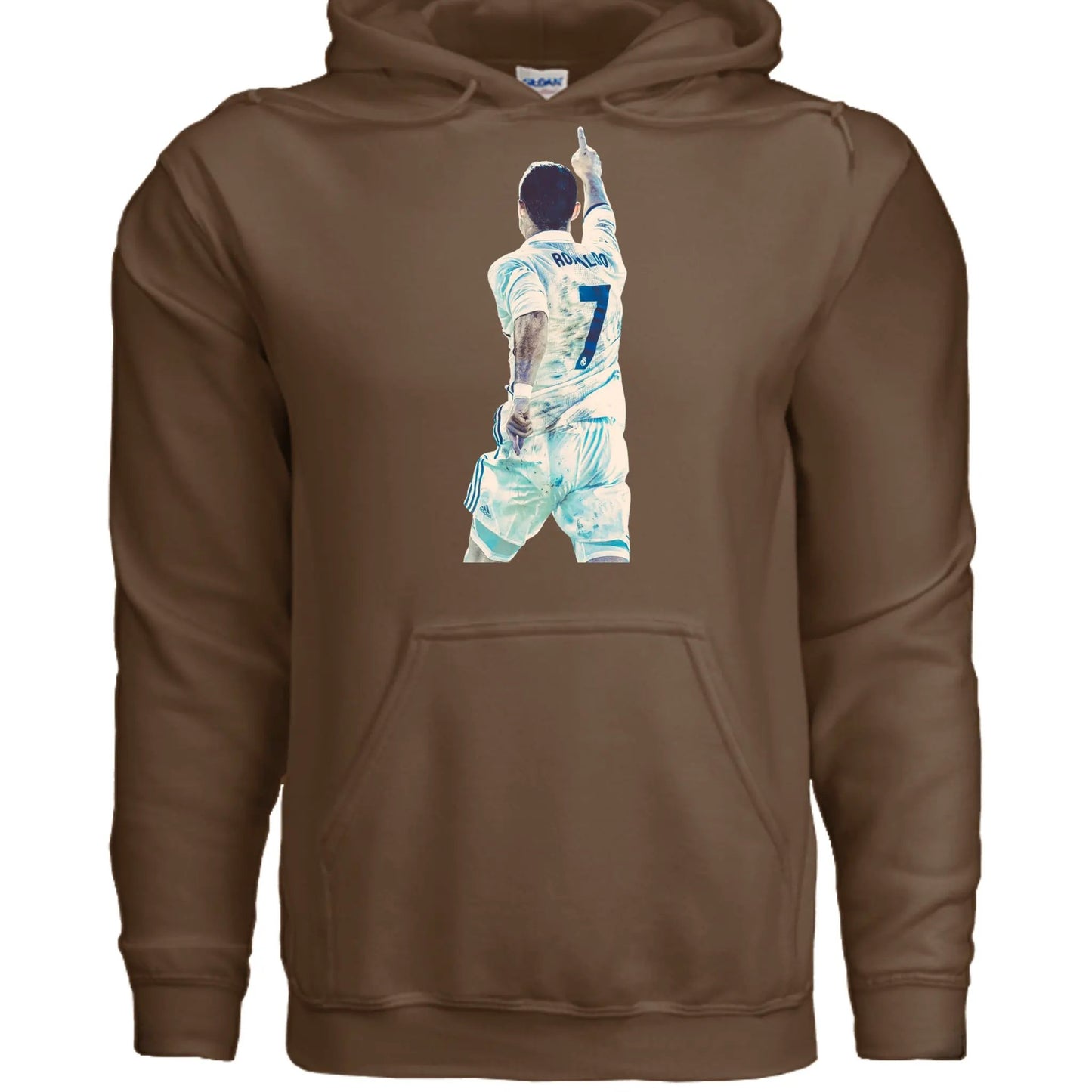 Gildan SF500 Pullover Hooded SweatshirtChristiano Ronaldo 9 by Inland Leather Co