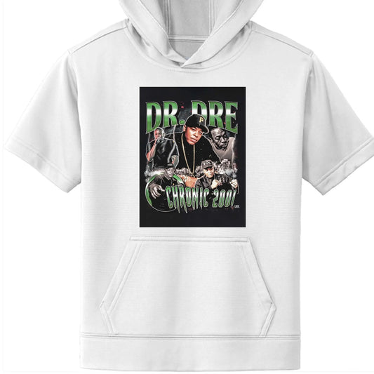 Fleece Short Sleeve Hooded Pullover YST251 Dr Dre by Inland Leather Co