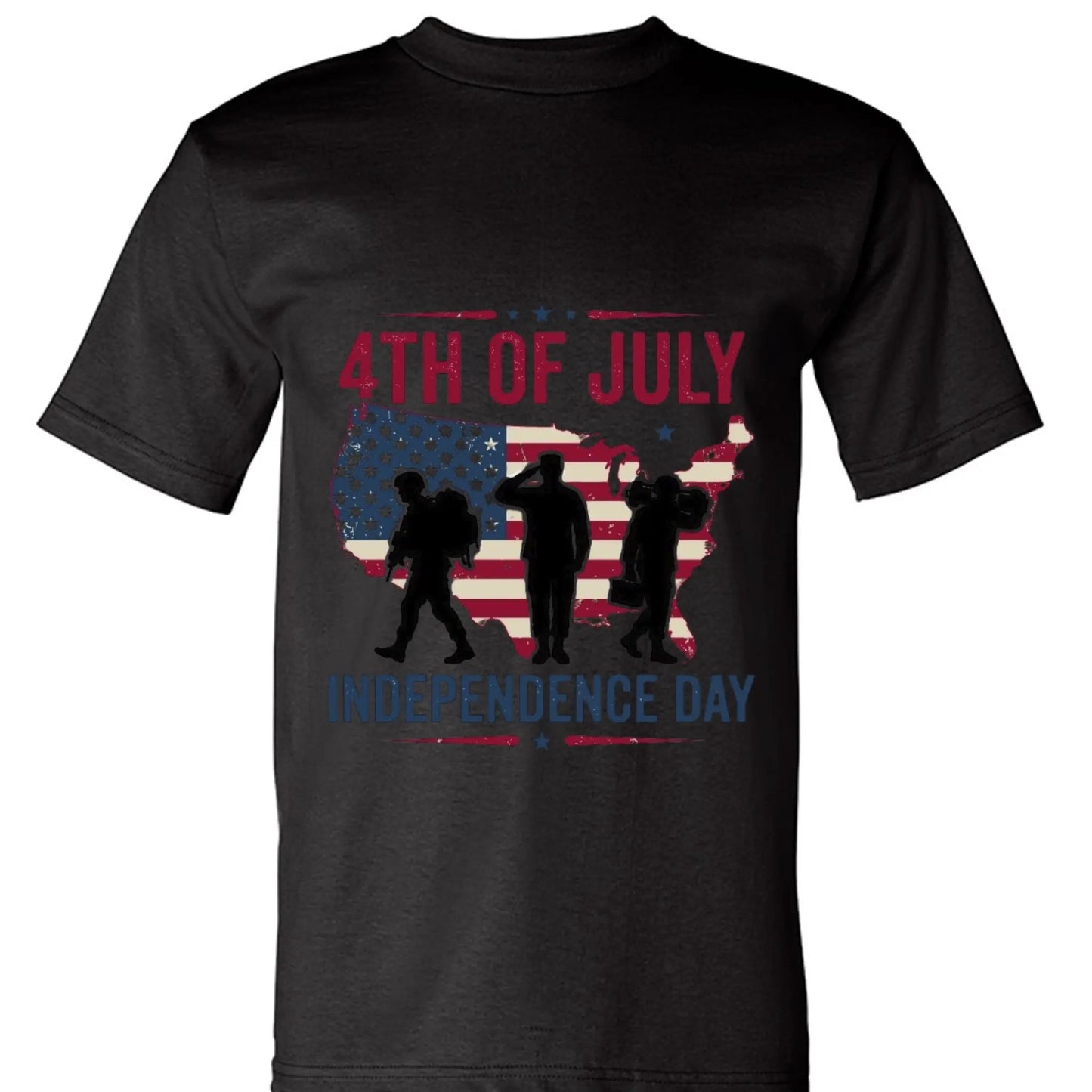 Independence Day BA5100 Adult Adult Short-Sleeve Tee by Inland Leather Co