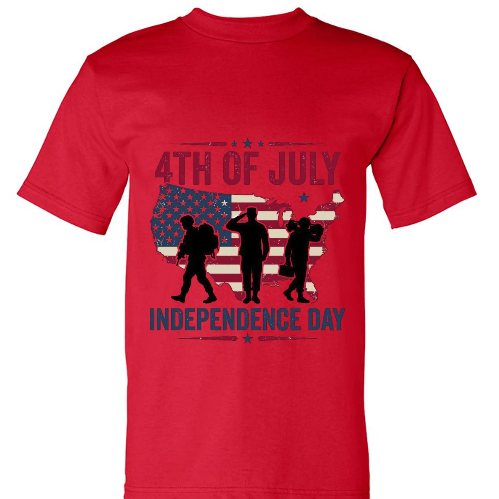 Independence Day BA5100 Adult Adult Short-Sleeve Tee by Inland Leather Co