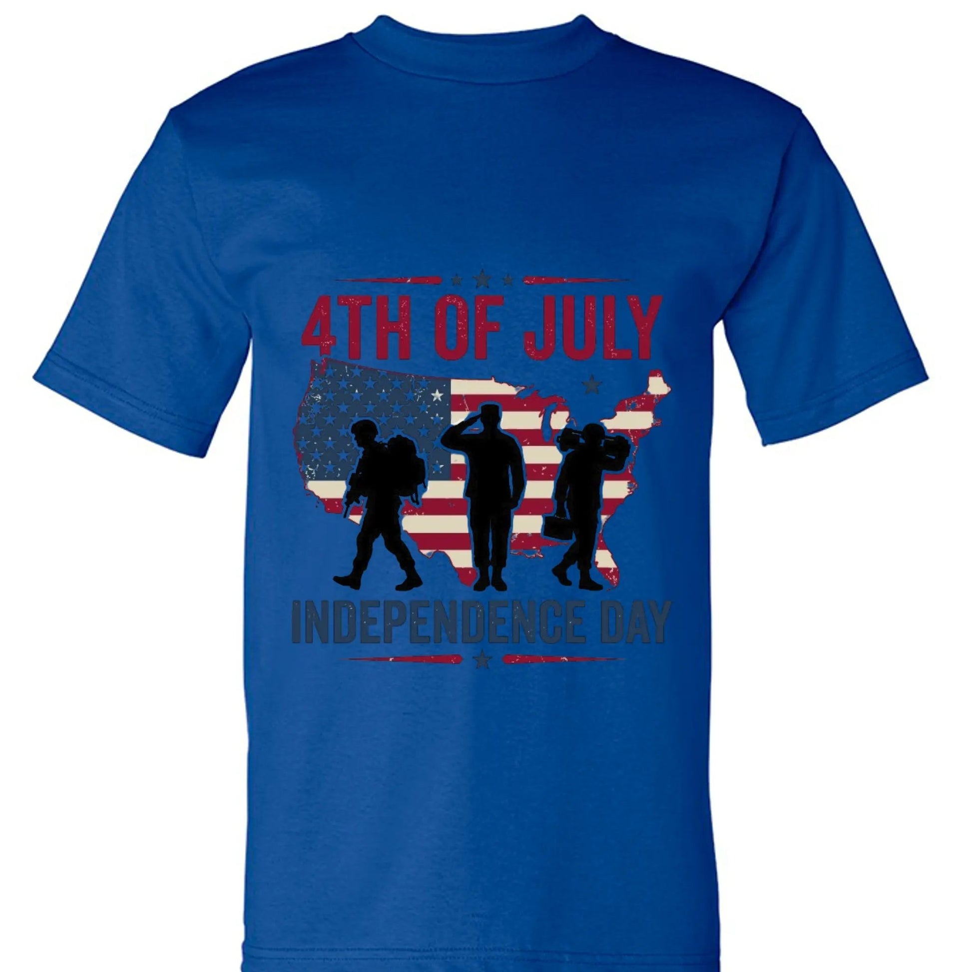 Independence Day BA5100 Adult Adult Short-Sleeve Tee by Inland Leather Co