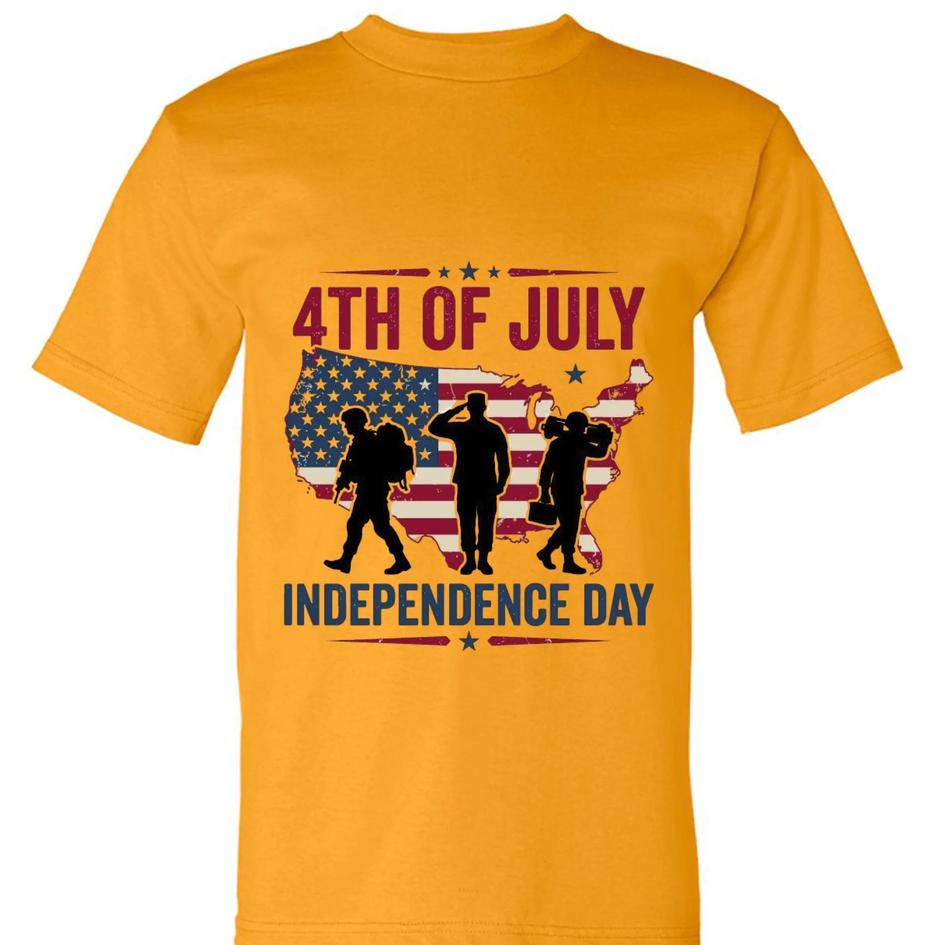 Independence Day BA5100 Adult Adult Short-Sleeve Tee by Inland Leather Co