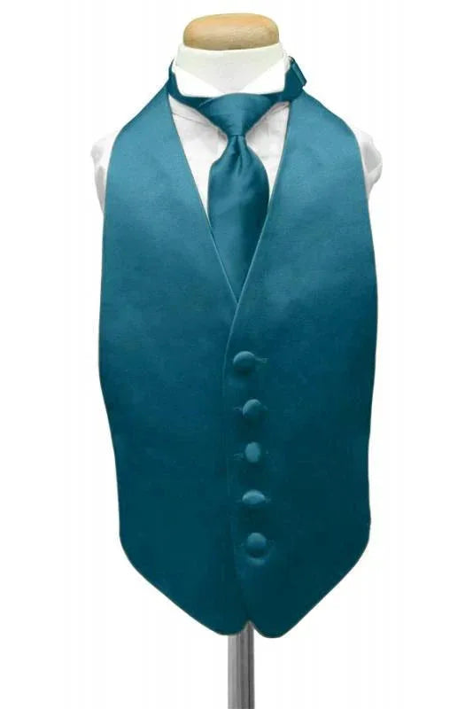 Luxury Satin Kids Tuxedo Vest 2 by Tux-USA