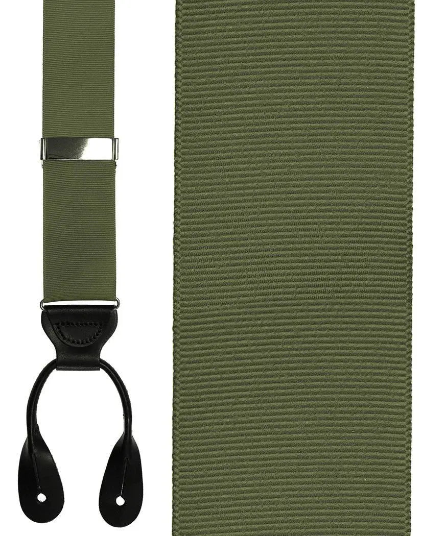 "Grosgraine Ribbon II" Suspenders 1.5 Width by Tux-USA
