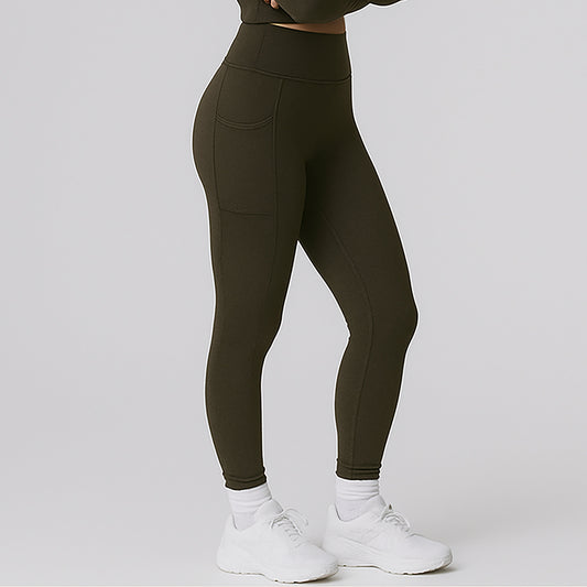 High‑Rise Seamless Pocket Leggings