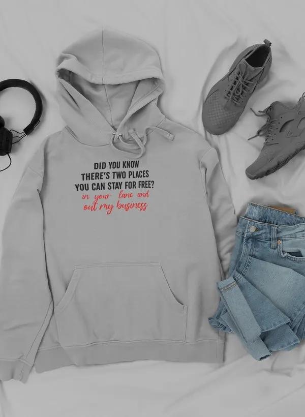 Places You Can Stay For Free Hoodie by Merch