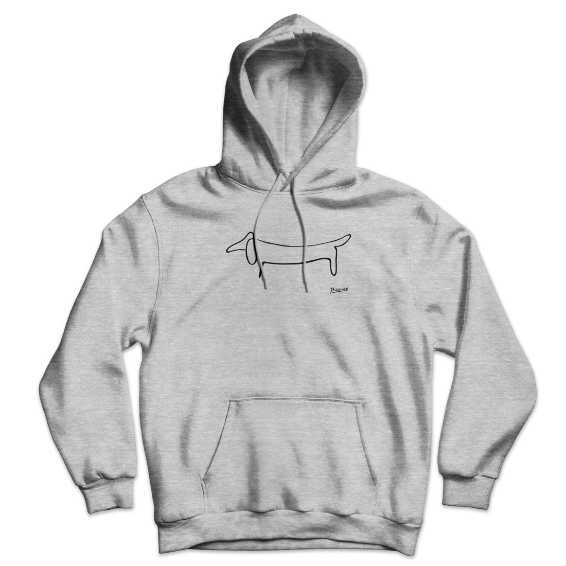 Pablo Picasso Dachshund Dog (Lump) Artwork Unisex Hoodie by Art-O-Rama Shop