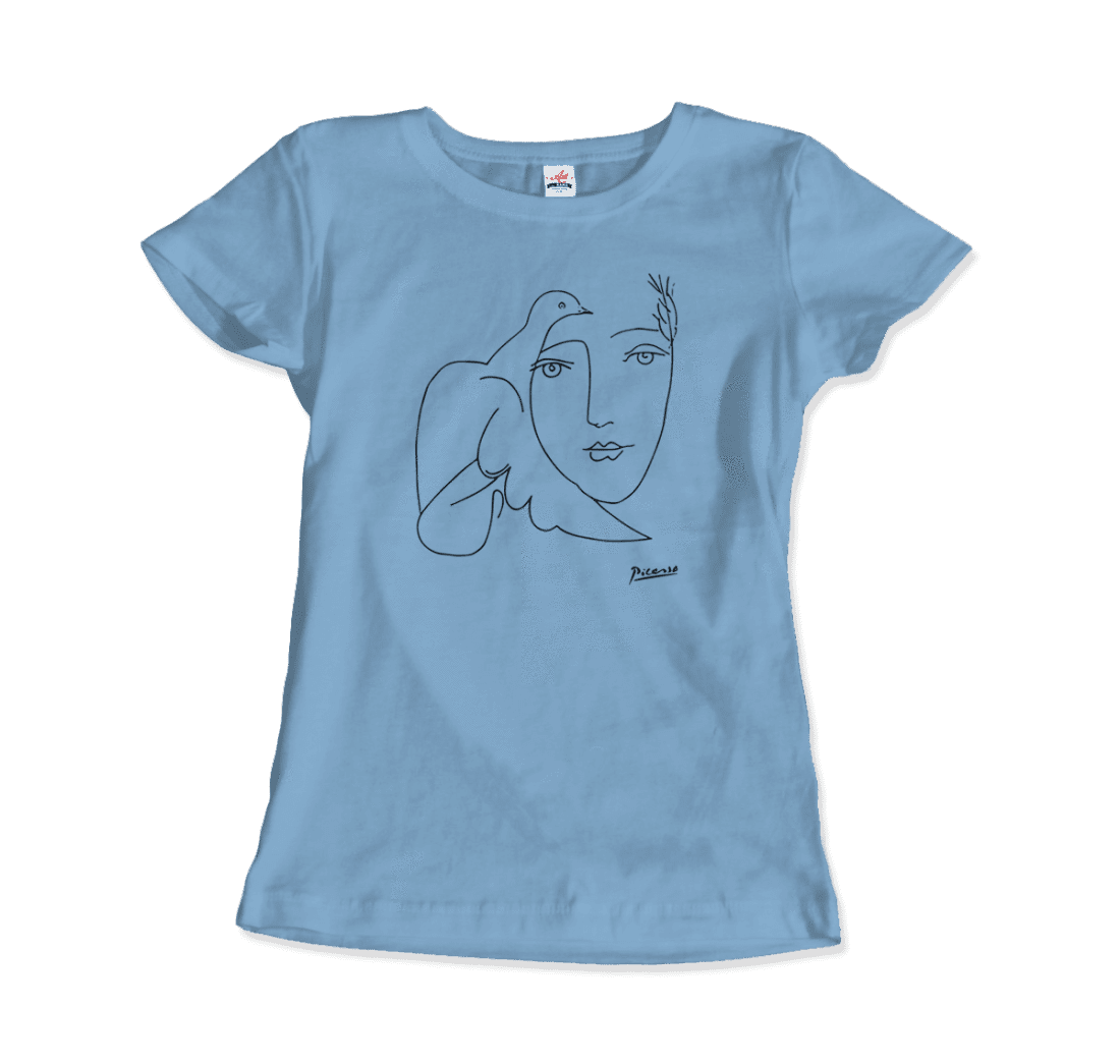 Pablo Picasso Peace (Dove and Face) artwork t-shirt by Art-O-Rama Shop