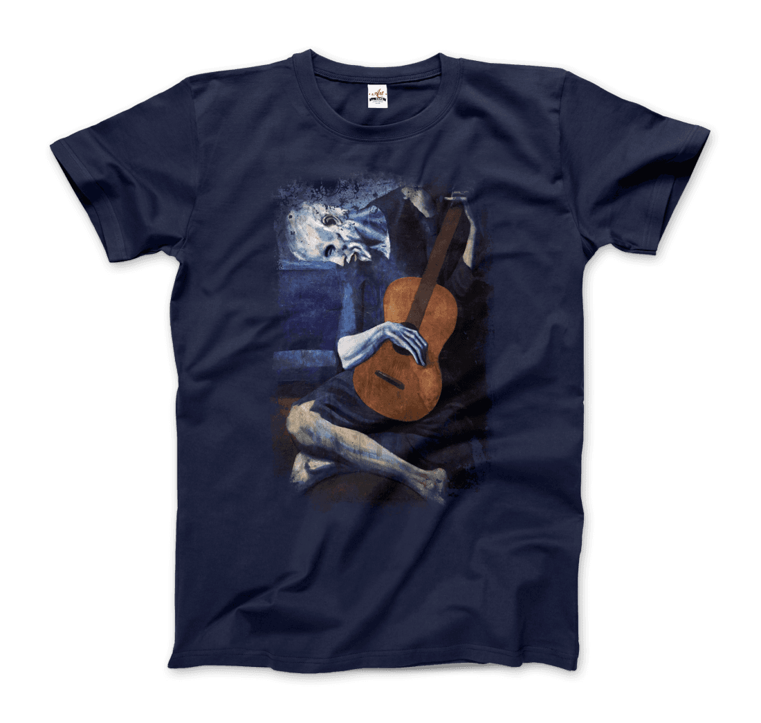 Pablo Picasso the Old Guitarist artwork t-shirt by Art-O-Rama Shop