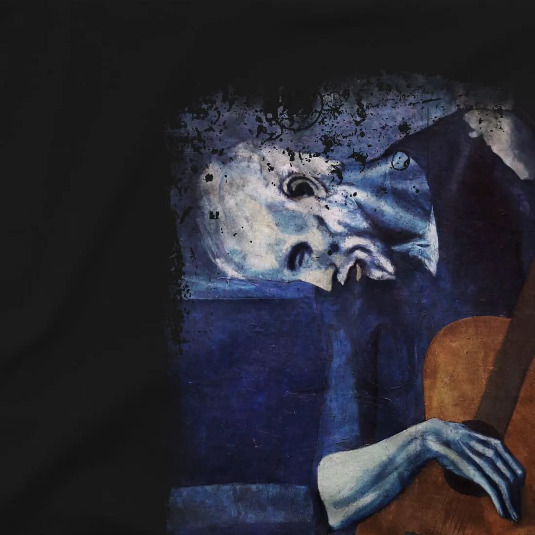 Pablo Picasso the Old Guitarist artwork t-shirt by Art-O-Rama Shop