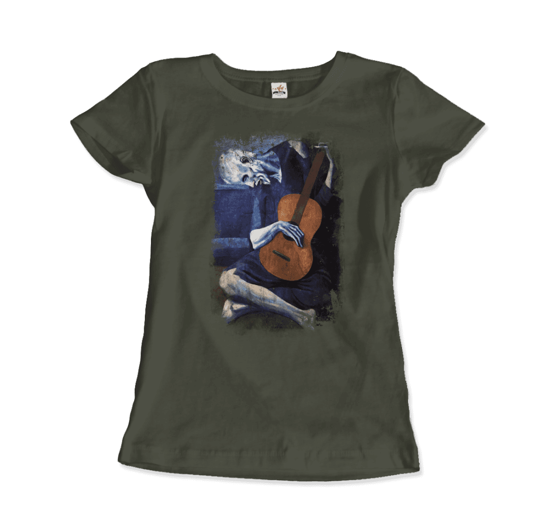 Pablo Picasso the Old Guitarist artwork t-shirt by Art-O-Rama Shop