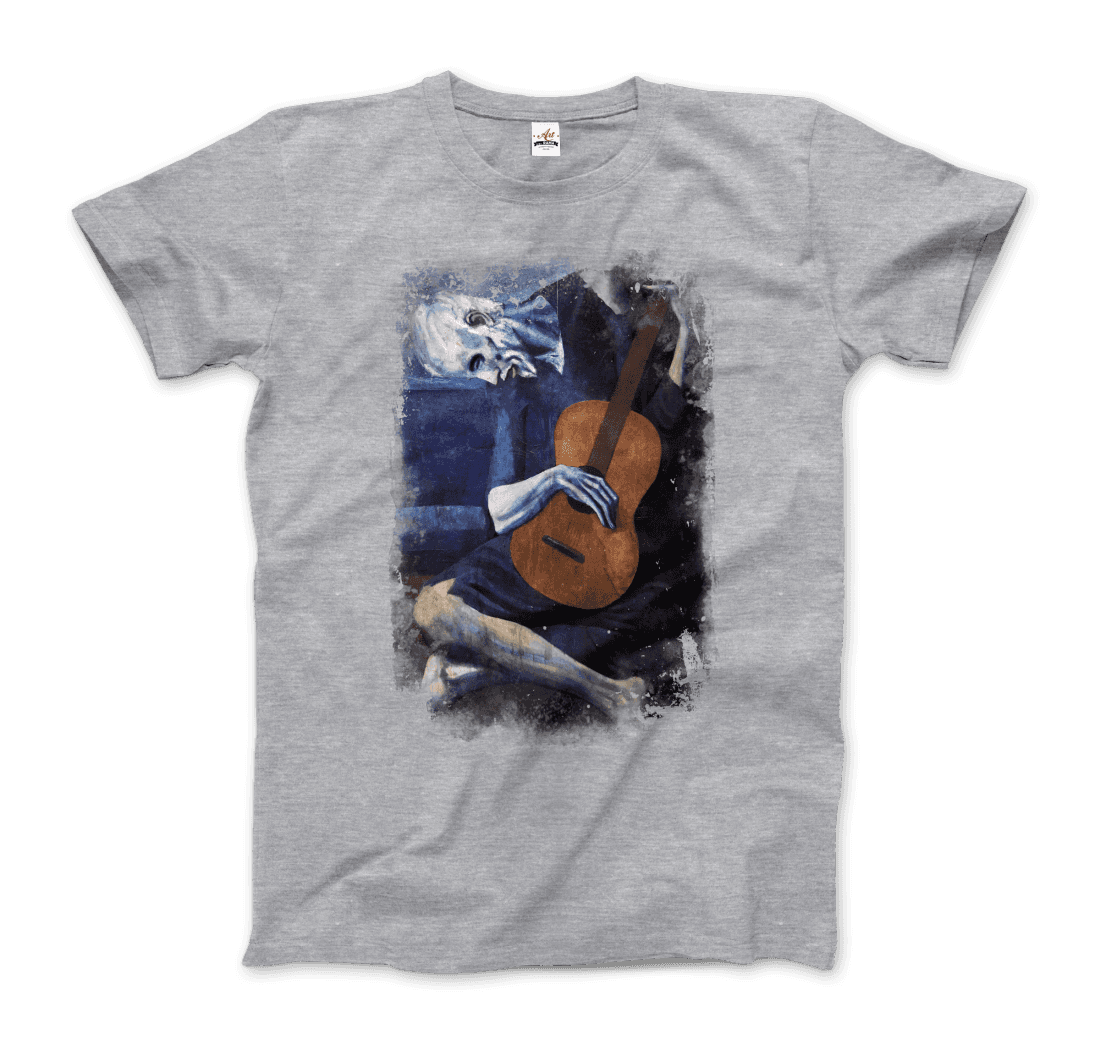 Pablo Picasso the Old Guitarist artwork t-shirt by Art-O-Rama Shop
