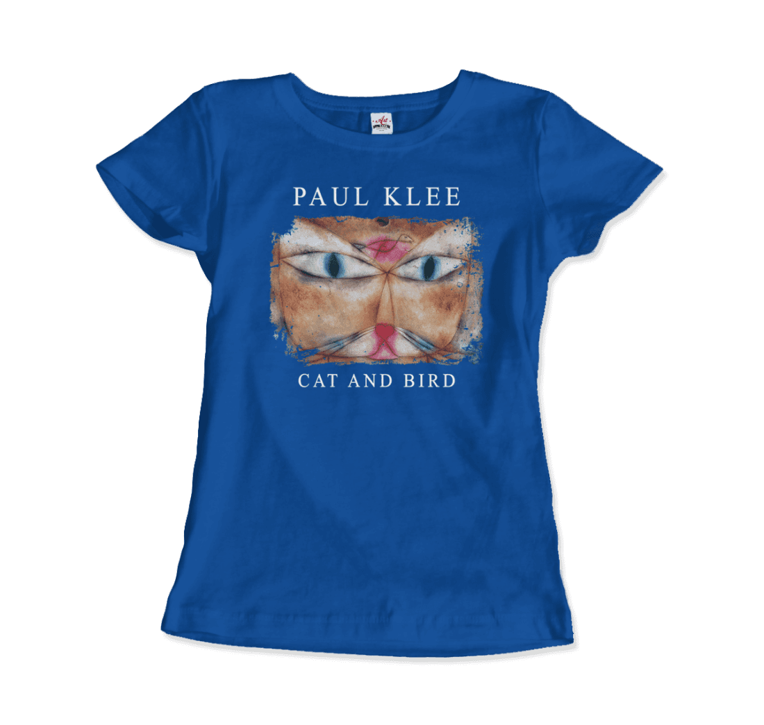 Paul Klee Cat and Bird, 1928 artwork t-shirt by Art-O-Rama Shop