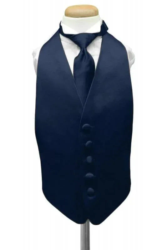 Luxury Satin Kids Tuxedo Vest 2 by Tux-USA