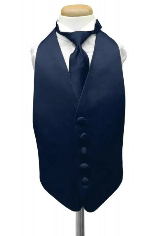 Luxury Satin Kids Tuxedo Vest 2 by Tux-USA