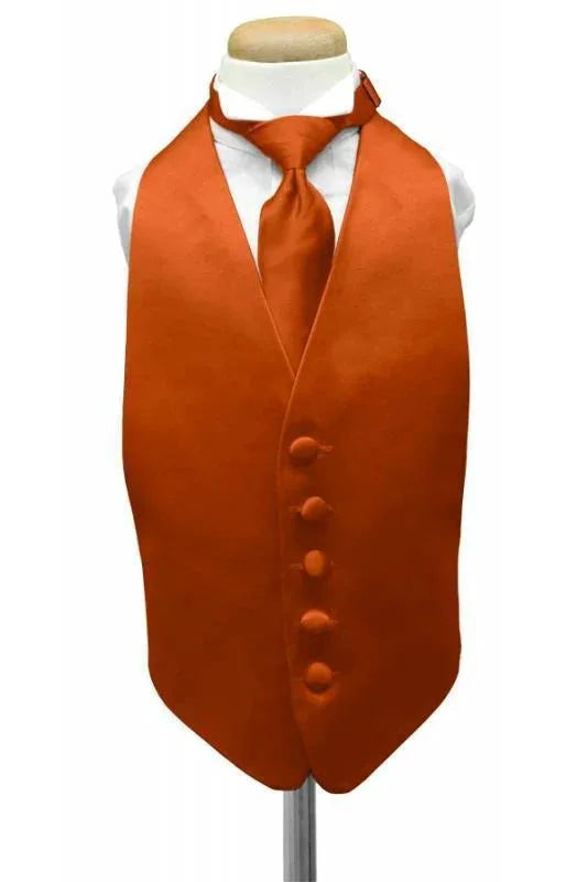 Luxury Satin Kids Tuxedo Vest 2 by Tux-USA