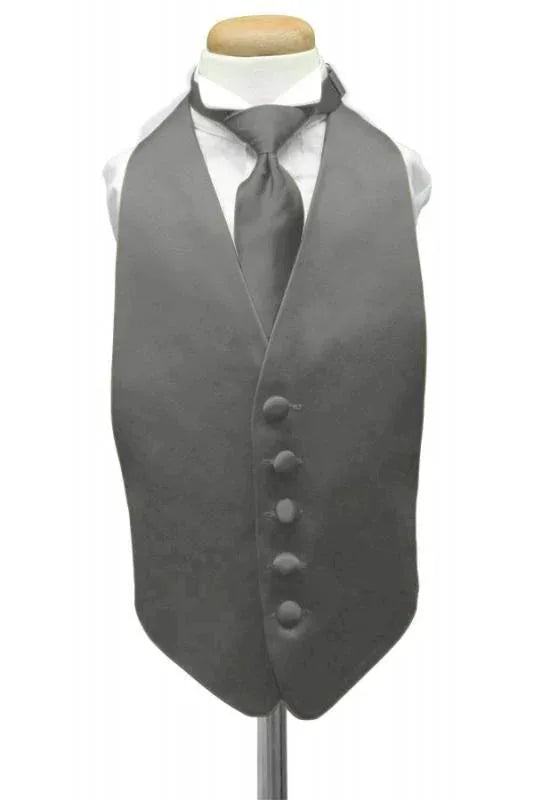 Luxury Satin Kids Tuxedo Vest 2 by Tux-USA
