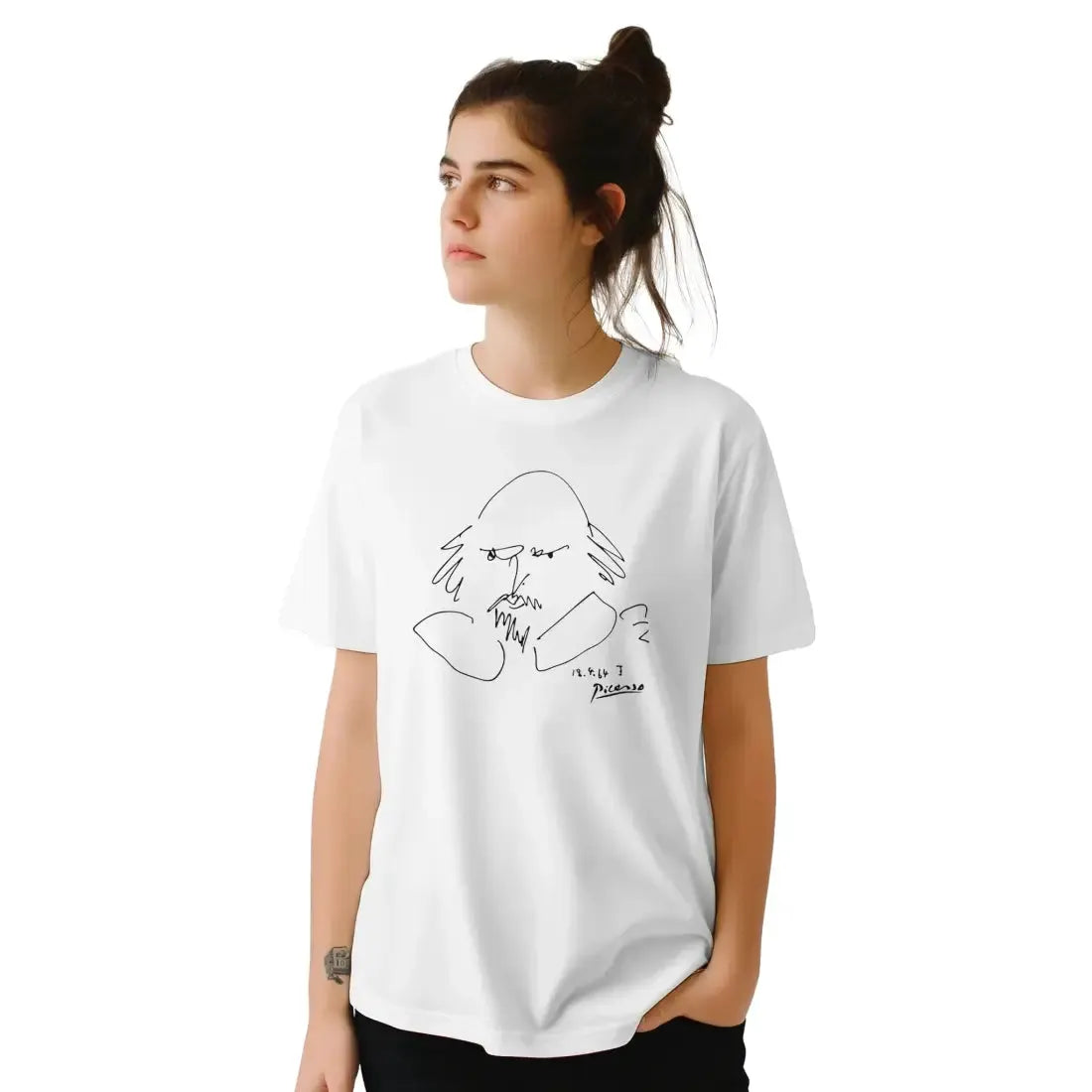 Picasso William Shakespeare Portrait 1964 art t-shirt by Art-O-Rama Shop