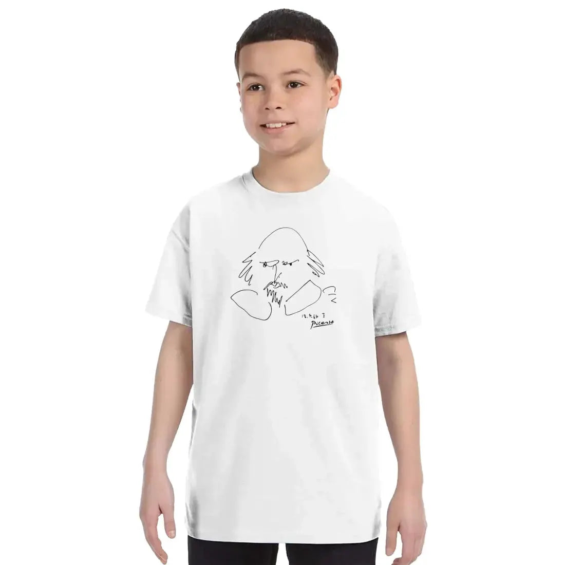 Picasso William Shakespeare Portrait 1964 art t-shirt by Art-O-Rama Shop