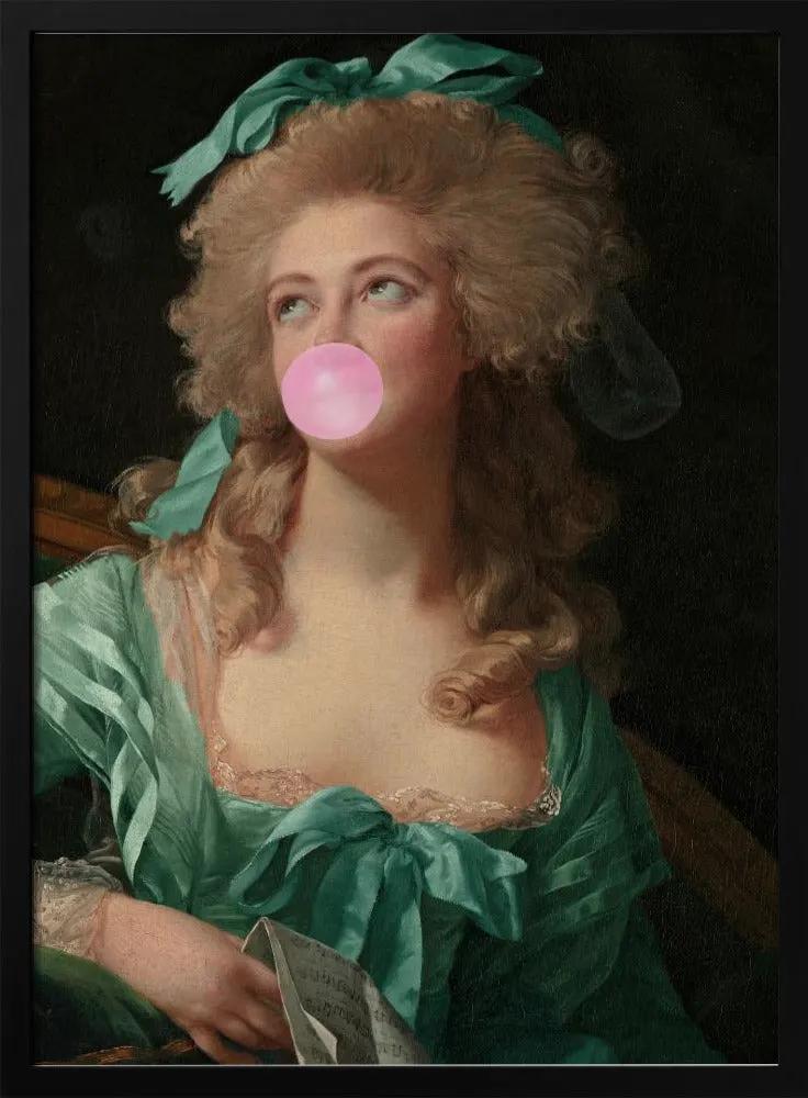 Wall art Madame Bubble-Gum by Grace Digital Art Co