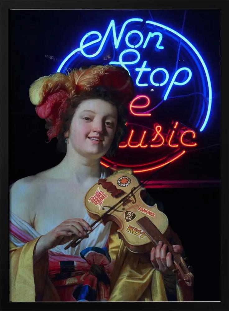 Non Stop the Music- Canvas Print by Dikhotomy
