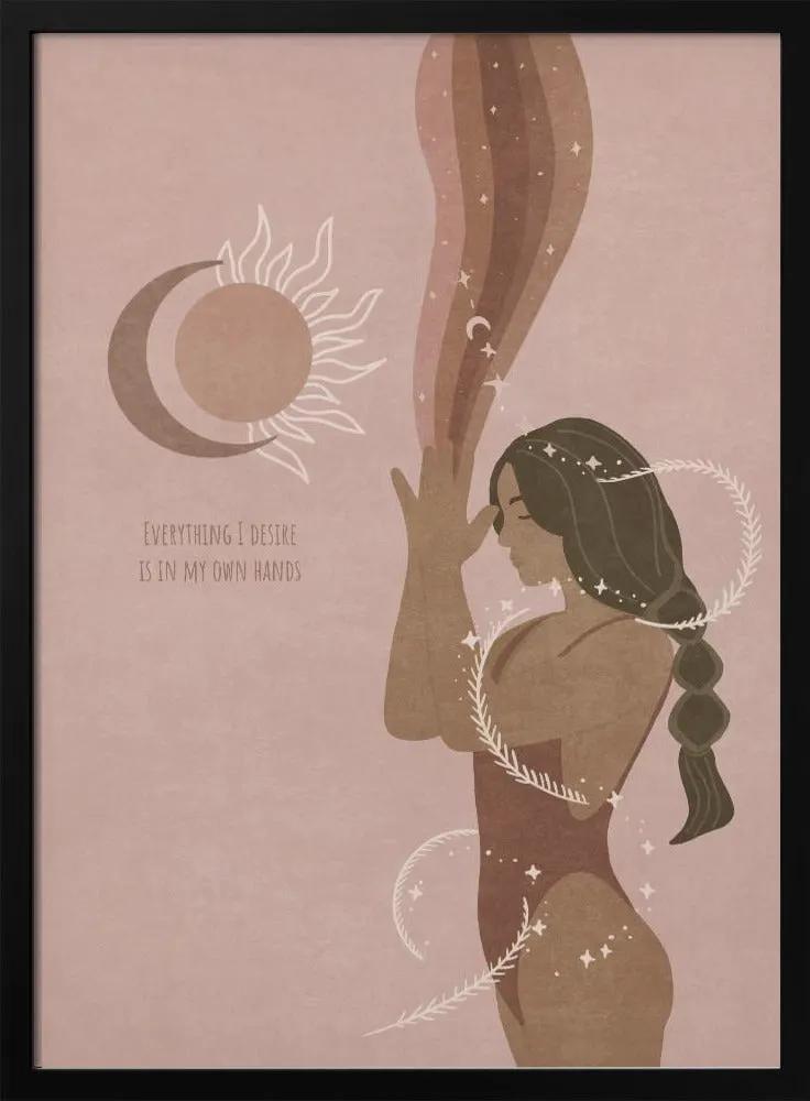 Wall art Spiritual Feminine / Spir 8 by Emel Tunaboylu