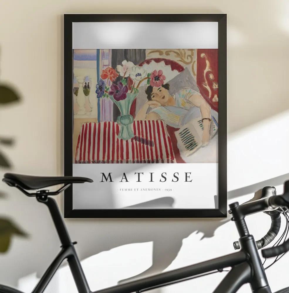 Wall art Femme Et Anémones by Henri Matisse