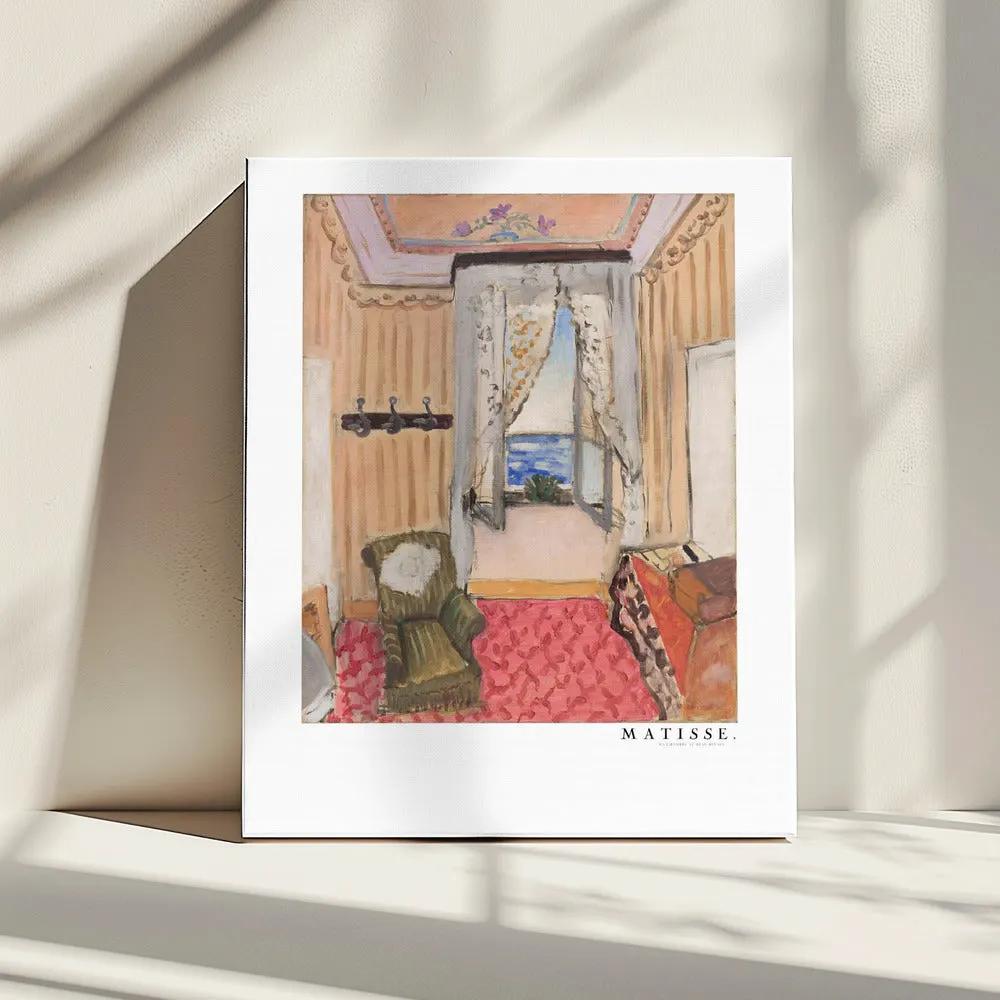 Wall art Ma Chambre Au Beau Rivage Boarder by Henri Matisse