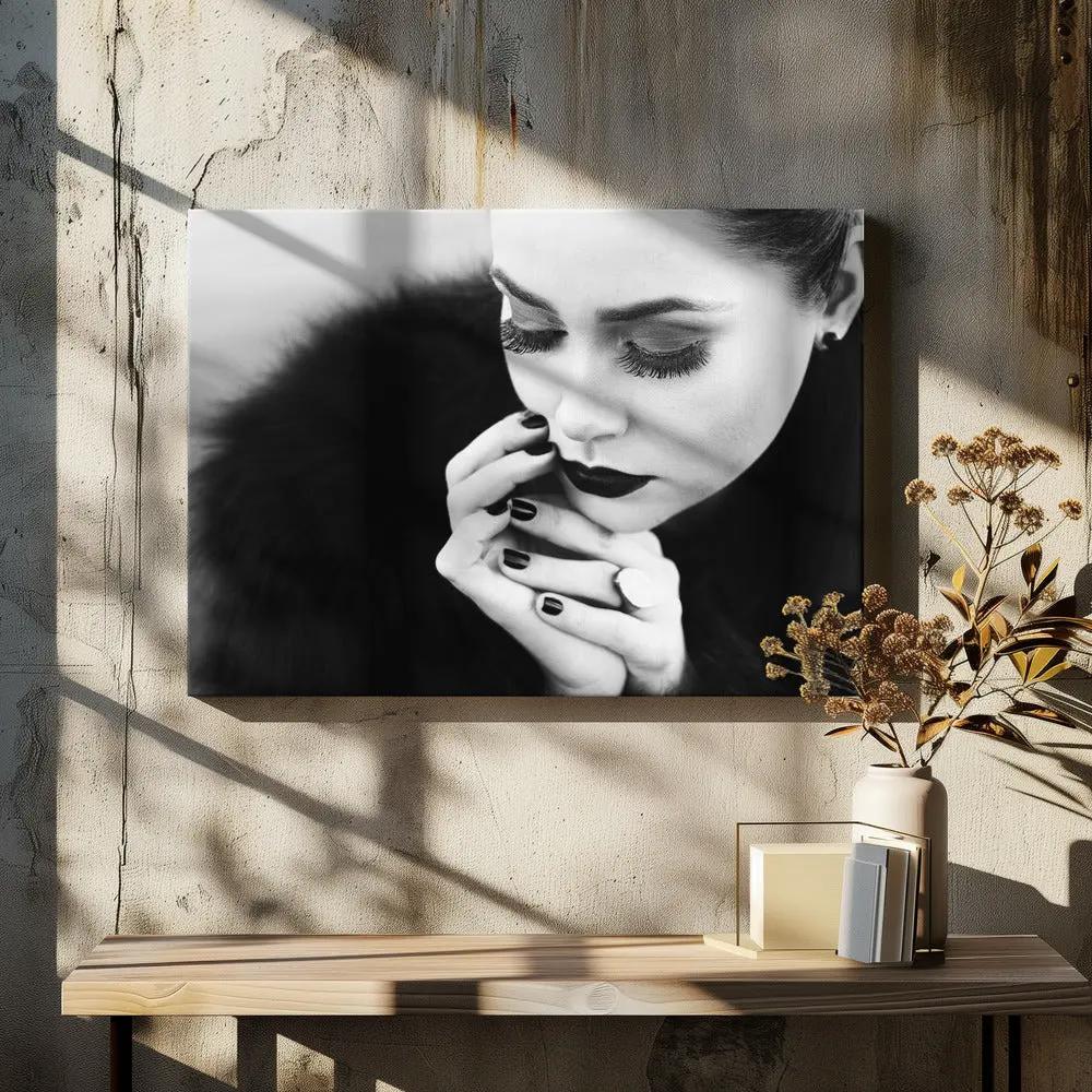 Wall art between fingers by Josefina Melo