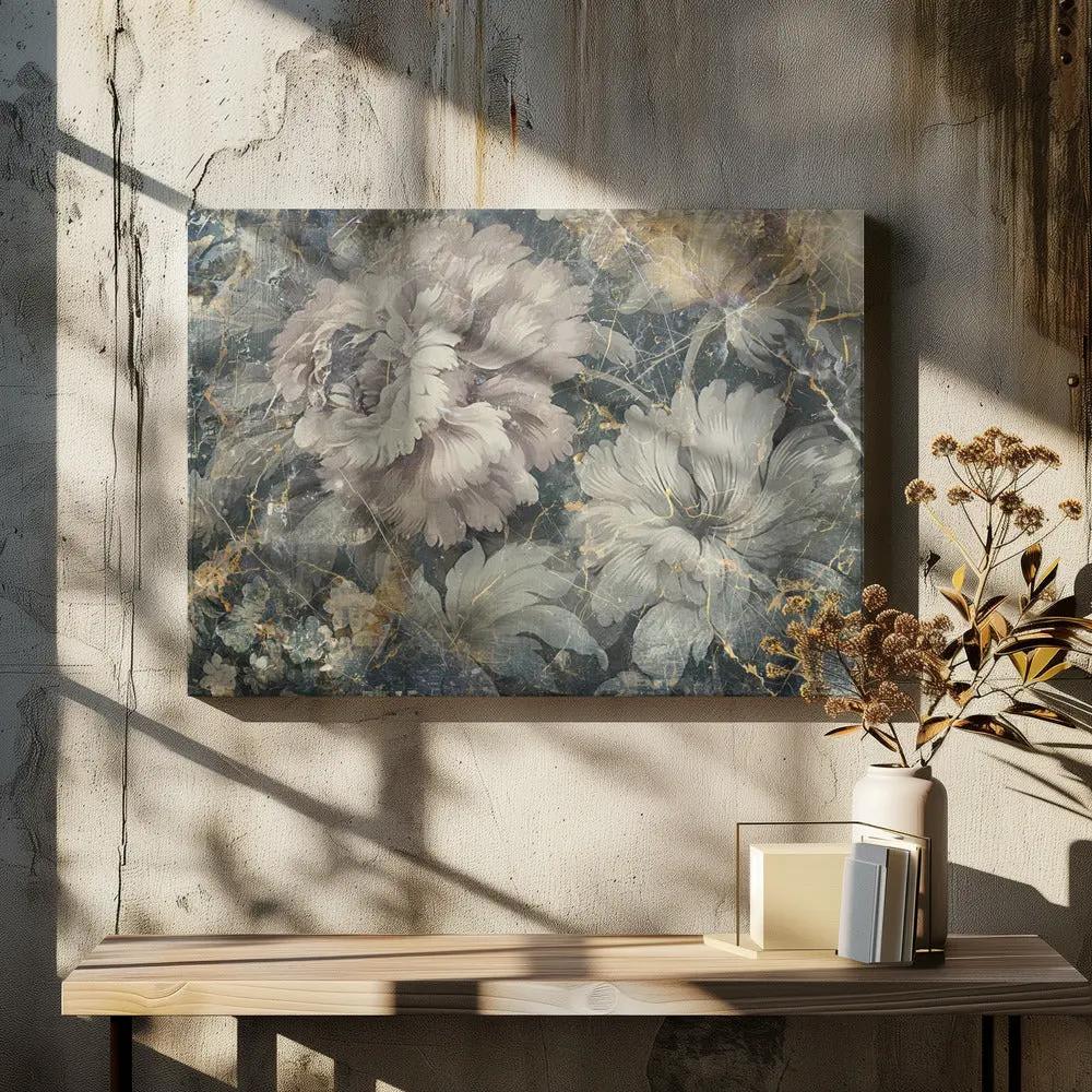 Wall art Flower Floral Art Illustration Wallart 011 by Rafal Kulik