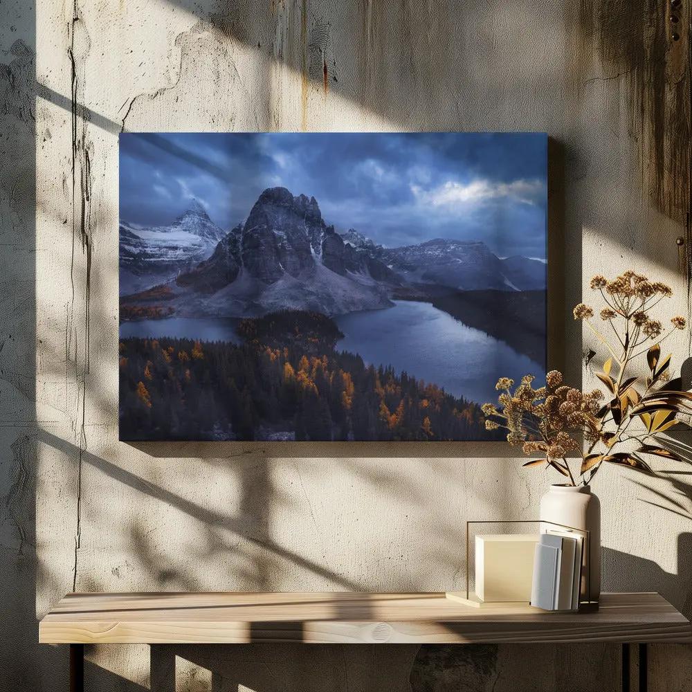 Wall art Mt Assiniboine: Amidst A Snow Storm by Michael Zheng