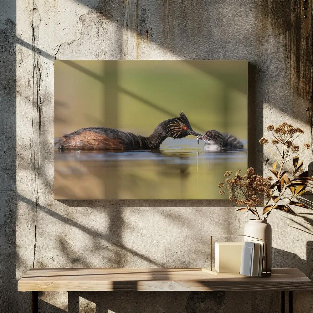 Wall art Feeding by Ling Zhang