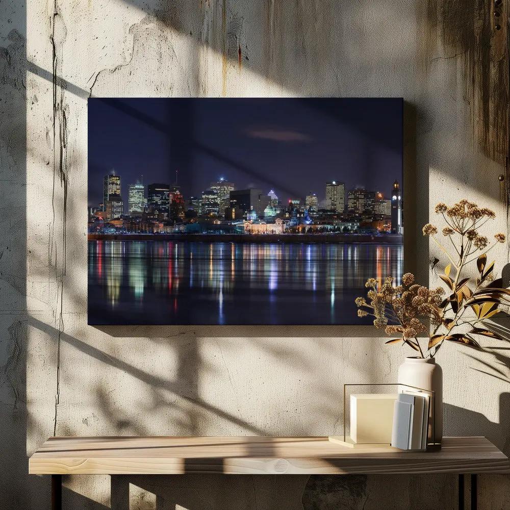 Wall art Montreal Night by YuppiDu