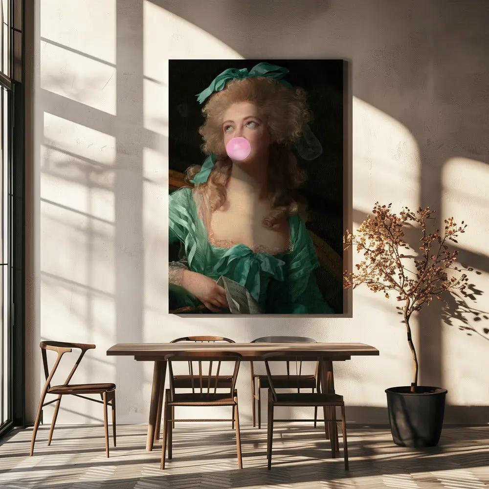 Wall art Madame Bubble-Gum by Grace Digital Art Co
