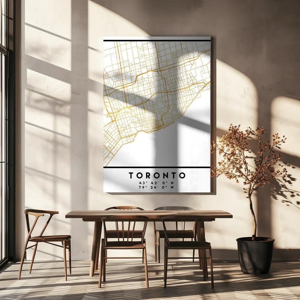 1 Maps 16 Canvas Print by Emiliano Deificus
