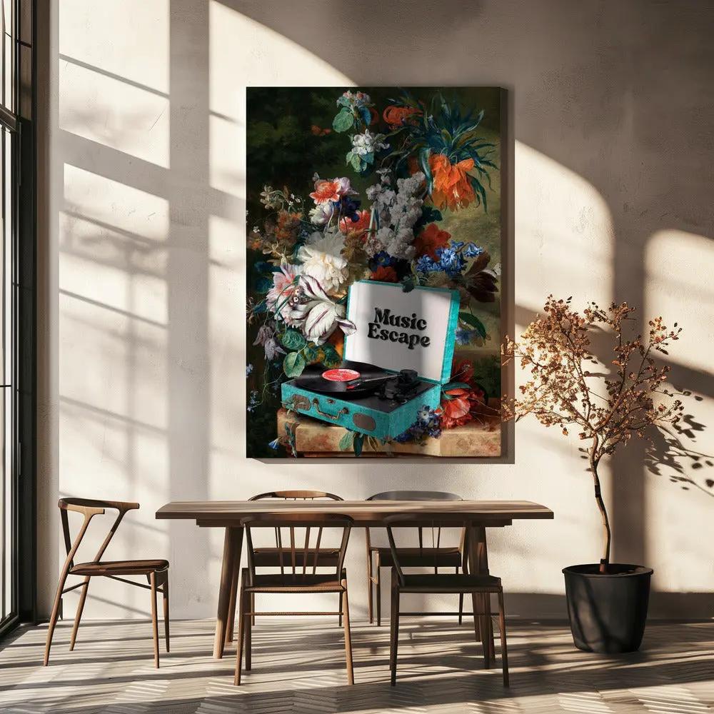 Music Escape- Canvas Print by Dikhotomy