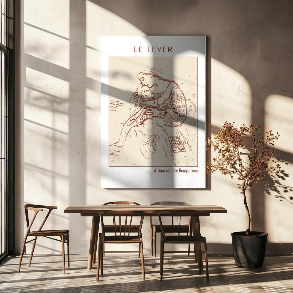 Wall art Line Art Minimalist – Le Lever (1865) by Doa Project
