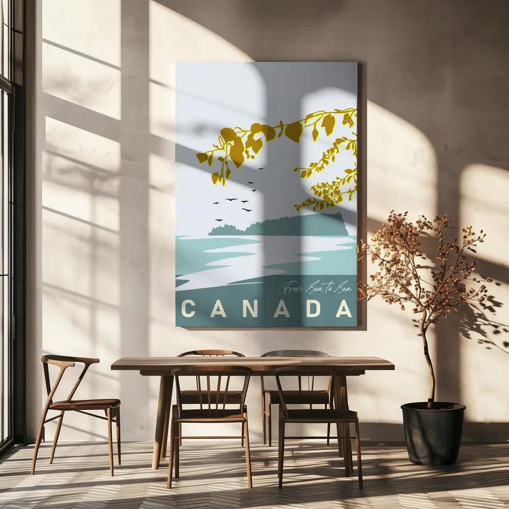 Wall art mellow anticipation Canadian Lakeland by Annick